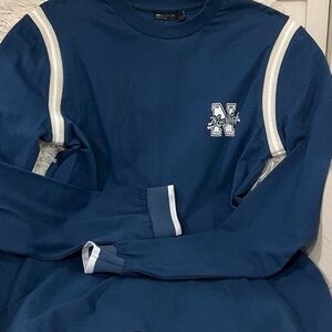 blue ASOS new york long sleeve tee